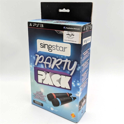 Singstar Party Pack - Komplet i æske - PS3 Tilbehør (A Grade) (Genbrug)